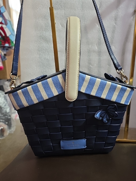 kate spade Handbags - Kate Spade Flutter Fly Picnic Basket Hand Bag/Crossbody Nwot Lmtd Ed Novelty